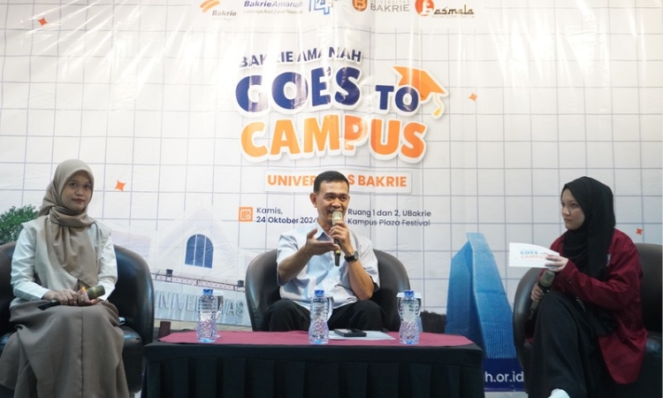 Bakrie Amanah Goes To Campus Universitas Bakrie: Pentingnya Generasi Muda dalam Gerakan Zakat Indonesia