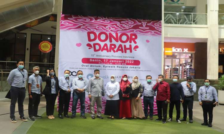 PT Provices Indonesia &amp; Bakrie Amanah Kolaborasi Gelar Donor Darah di Epiwalk