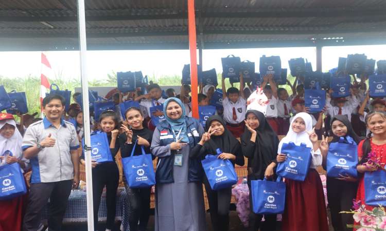 Meriahkan Milad yang ke-13, LAZNAS Yayasan Bakrie Amanah Launching Renovasi Sekolah dan Pemberian Perlengkapan Sekolah di SD Grahadura Leidongprima