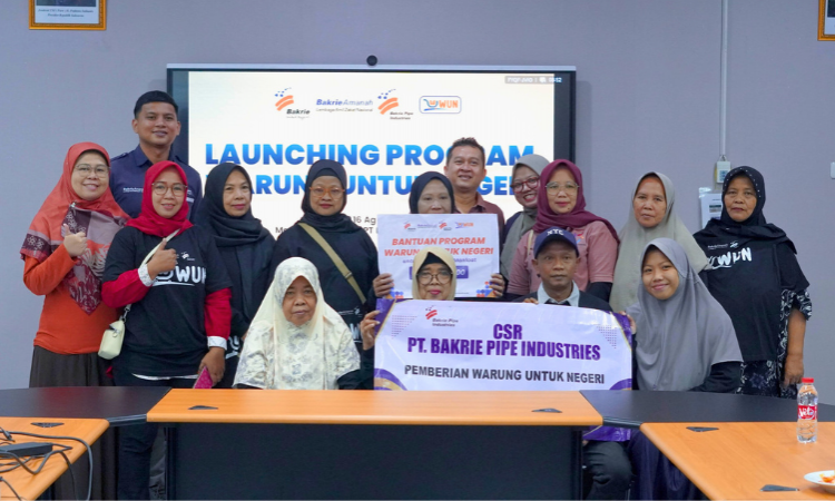 Kuatkan Ekonomi Mikro Lewat Program Warung Untuk Negeri:  Sinergi Bakrie Amanah dan PT Bakrie Pipe Industries