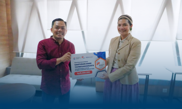 PT Multi Kontrol Nusantara Bersinergi Dengan Bakrie Amanah Berikan Donasi untuk Anak Yatim dan Dhuafa