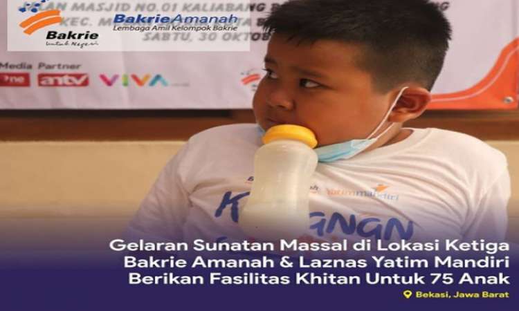 Gelaran Sunatan Massal di Lokasi Ketiga Bakrie Amanah &amp; Laznas Yatim Mandiri