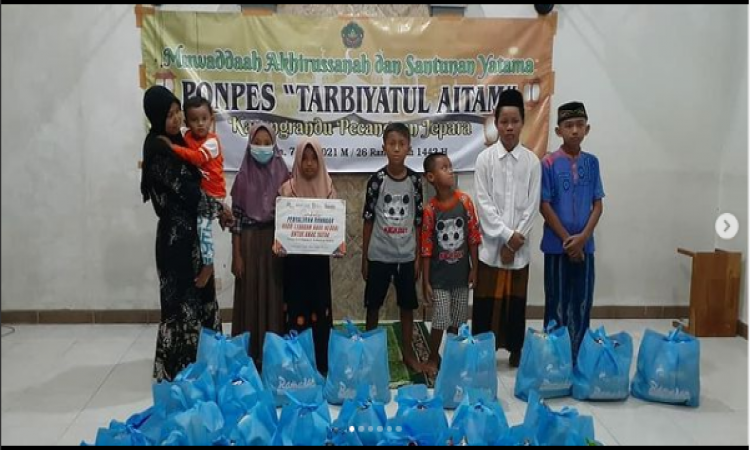 Penyaluran Kado Lebaran Anak Negeri untuk Desa Karangrandu, Jepara, Jawa Tengah