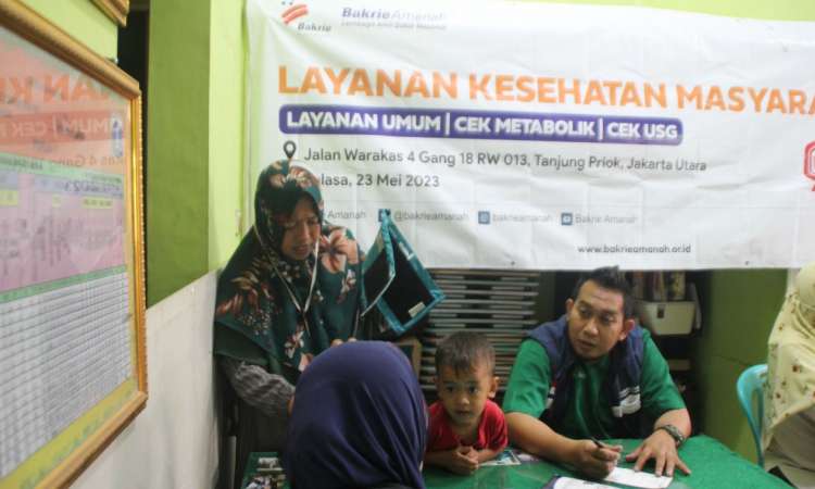 Agenda Layanan Kesehatan Masyarakat Bakrie Amanah Di Warakas Sadarkan Warga Pentingnya Hidup Sehat