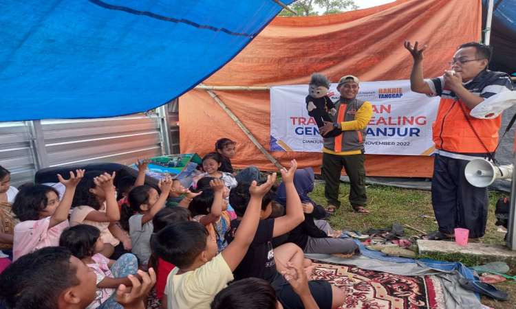 Tim Respons Cepat Bakrie Tanggap Kirim Bantuan untuk Penyintas Gempa Cianjur