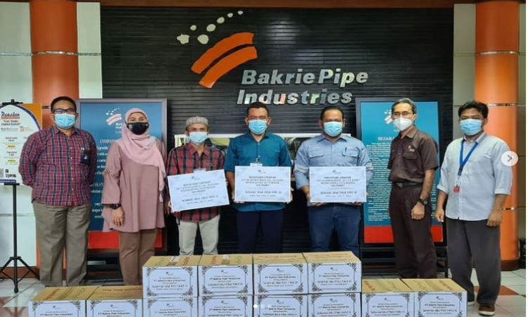 Penyaluran Bingkisan Lebaran Program BPI Peduli