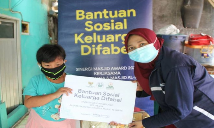 Penyaluran Bantuan Sosial Keluarga Difabel Tahap 2