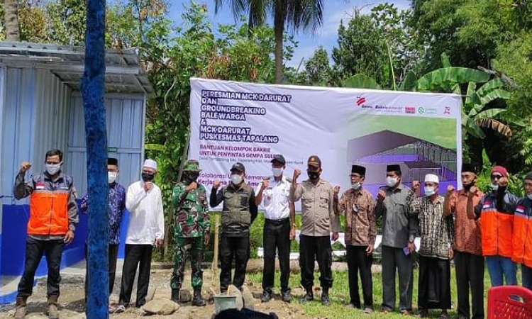Peresmian MCK Darurat dan Groundbreaking, Bale Warga &amp; Madrasah Anak di Kab. Mamuju