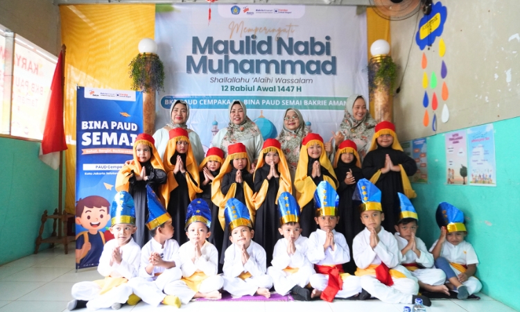 Peringati Maulid Nabi Muhammad SAW, Bakrie Amanah dan PAUD Cempaka Tanamkan Nilai Keteladanan Sejak Dini
