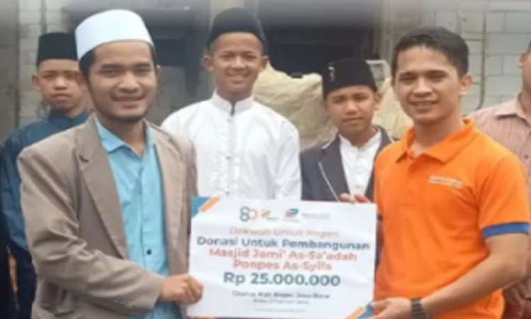 Serah Terima Donasi Pembangunan Masjid As-Sa'adah