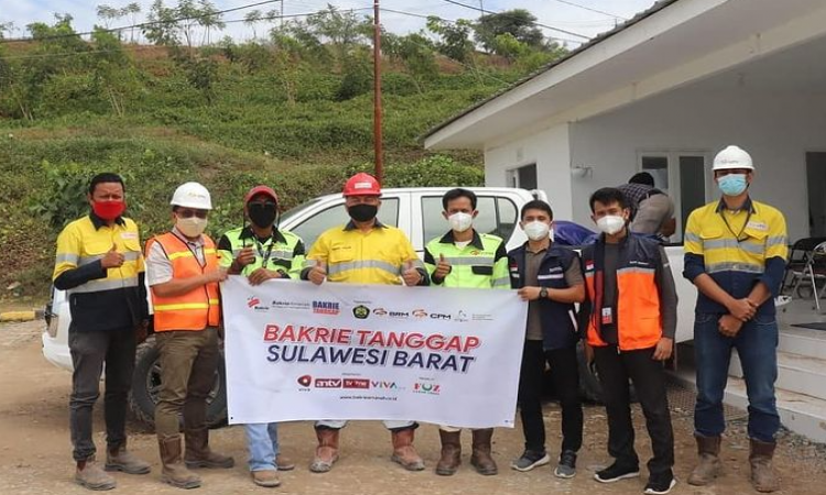 Bakrie Amanah dan PT Citra Palu Minerals Melakukan Proses Evakuasi Gempa di Mamuju