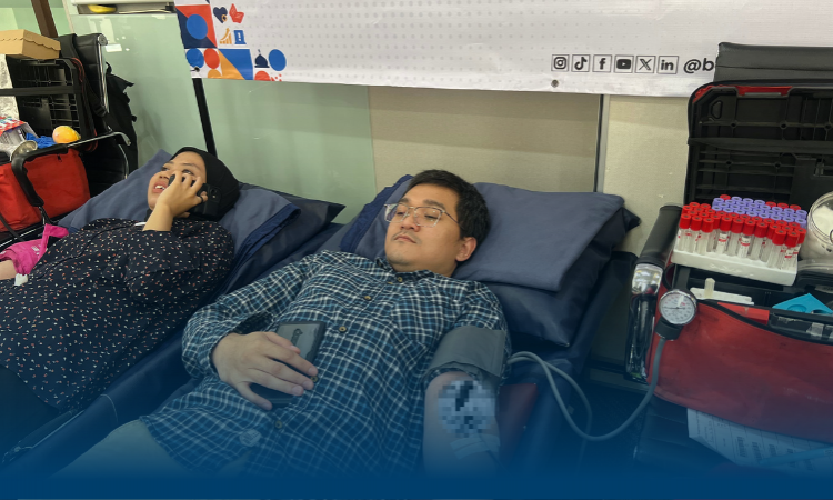 Kelompok Bakrie Gelar Donor Darah dan Pemeriksaan Kesehatan di Bakrie Tower, Jakarta Selatan