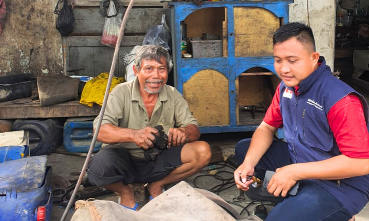 Pendamping Amanah Fund:  Mengunjungi Pengusaha Bengkel Diesel Kapal