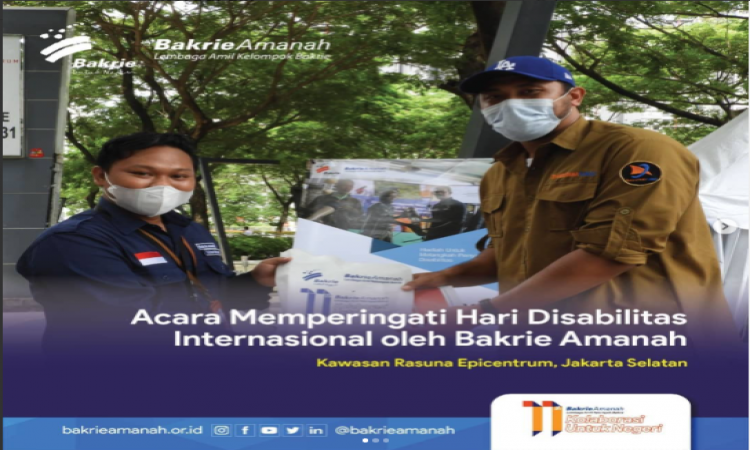 Acara Memperingati Hari Disabilitas Internasional oleh Bakrie Amanah
