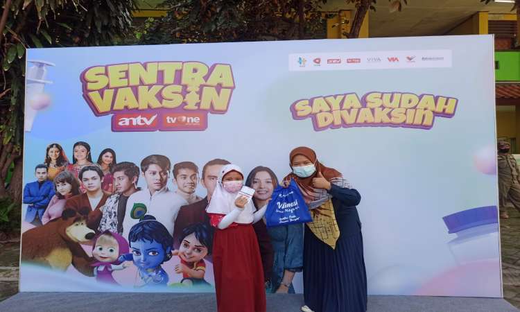 Bakrie Amanah kembali mendukung kegiatan Sentra Vaksin tvOne &amp; ANTV di Kota Bekasi