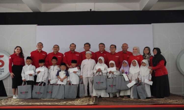 tvOne bersama Bakrie Amanah gelar Santunan untuk Negeri bersama 99 Anak Yatim
