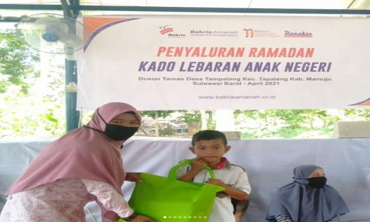 Bantu Anak Negeri di Mamuju, Bakrie Amanah Kibarkan Semangat Kemanusiaan di Bulan Ramadan