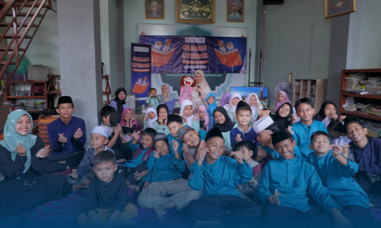Bakrie Amanah Launching Program Rumah Literasi Untuk Negeri di Depok