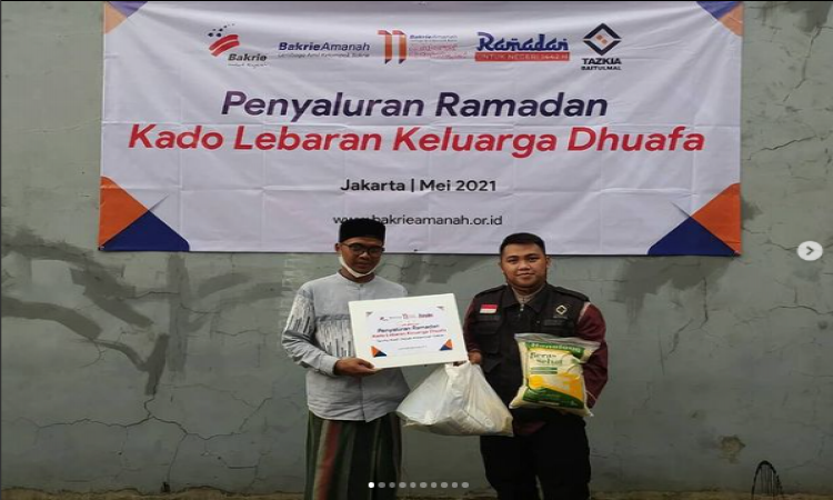 Bakrie Amanah salurkan Kado Lebaran keluarga dhuafa