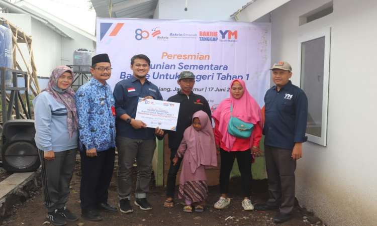 Peresmian &amp; Groundbreaking Hunian Sementara Bakrie untuk Negeri di Kawasan Relokasi Penyintas Erupsi Semeru