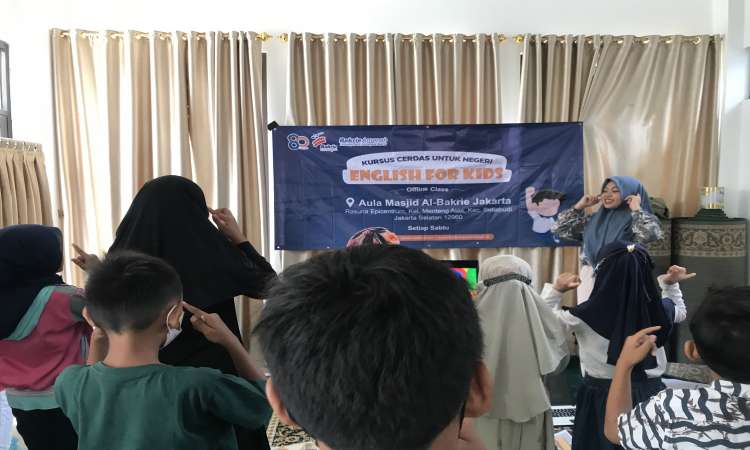 Kursus English For Kids Bakrie Amanah Dengan Tema Talking About My Body